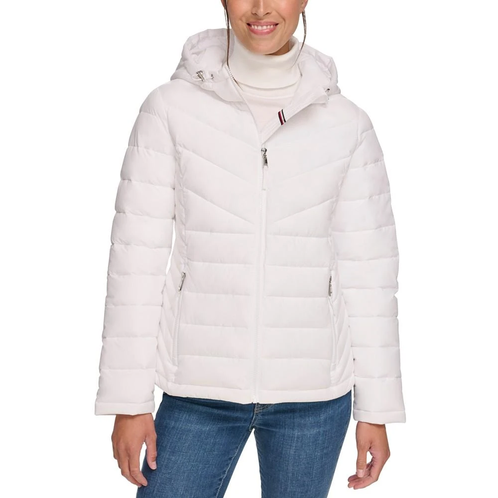 Tommy Hilfiger Women's Hooded Packable Puffer Coat 1