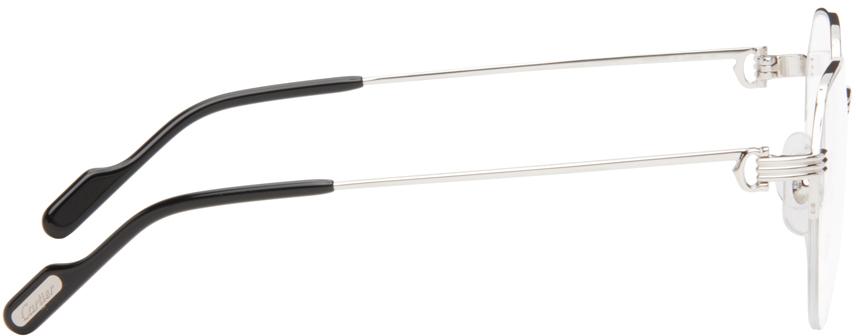 Cartier Silver Round Glasses