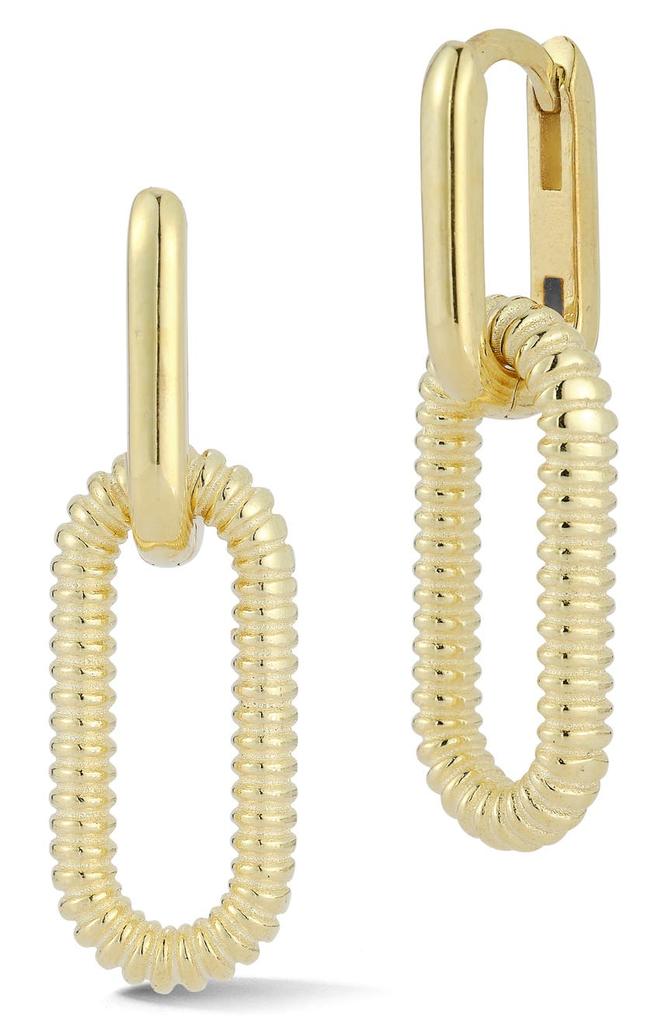 Sphera Milano Scalloped Link Drop Earrings