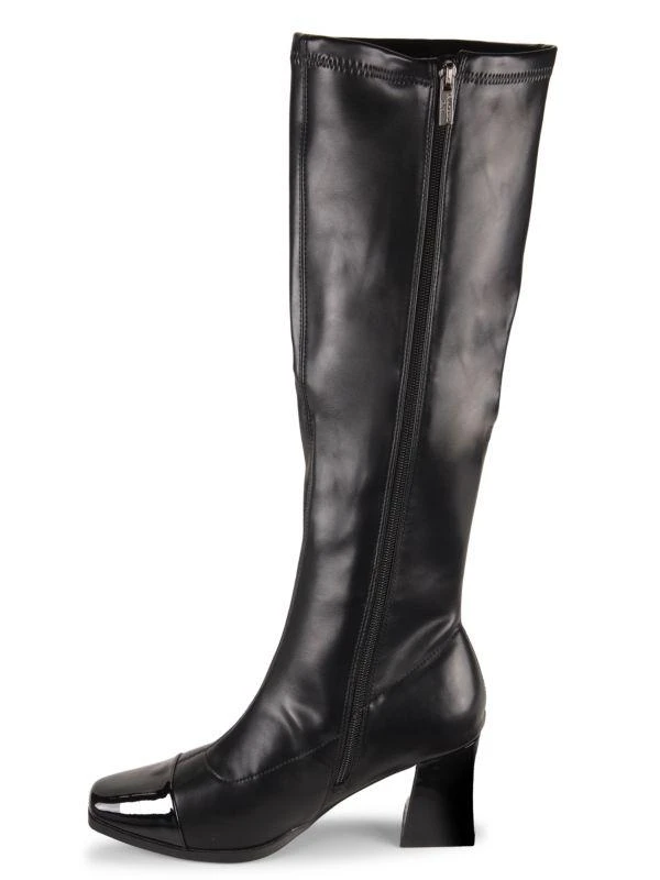 Rachel Roy 66MM Chic Leather Knee High Boots 4