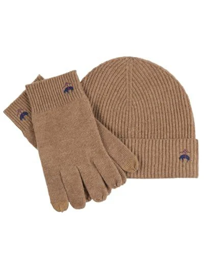 Brooks Brothers Men’s Wool
Cashmere Ribbed Beanie
Touch Screen Compatible Glove Boxed Gift Set