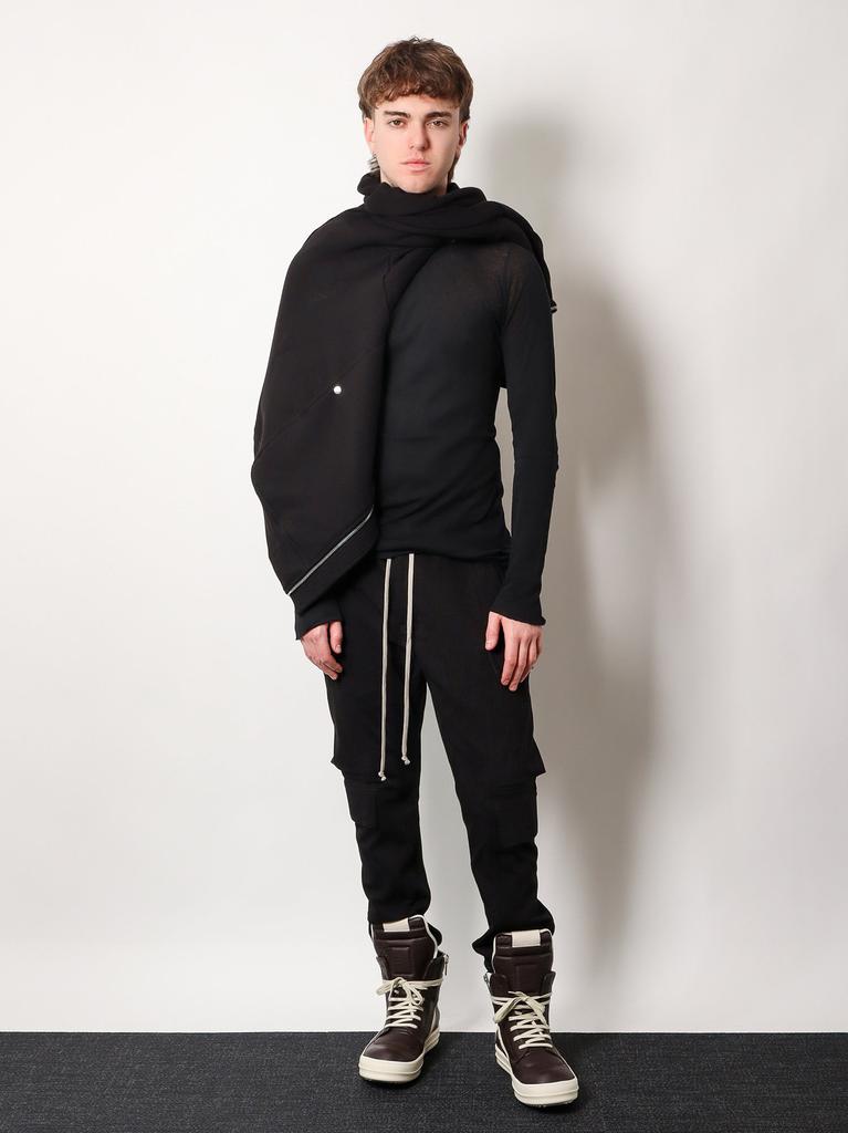 Rick Owens Mastodon megacargo organic cotton jogging trouser