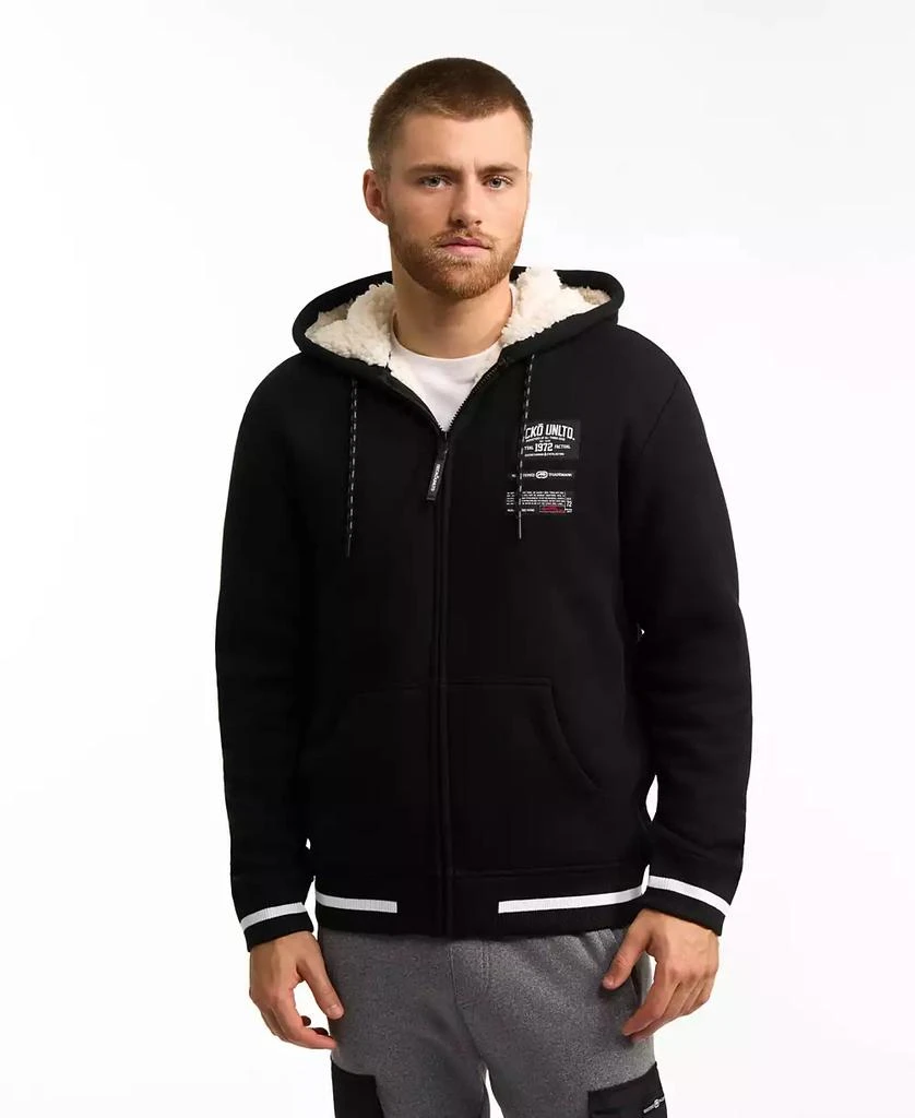 Ecko Unltd Men's Unique Sherpa Hoodie 1