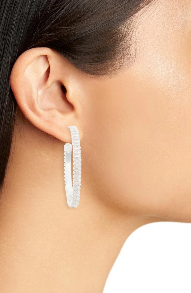 Tasha Crystal Hoop Earrings 2