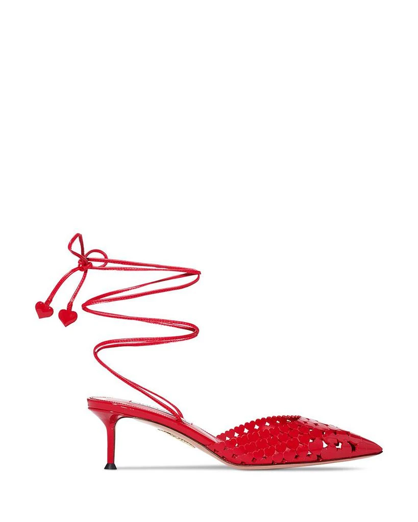 Aquazzura Women's Amourose 50 Pumps 4