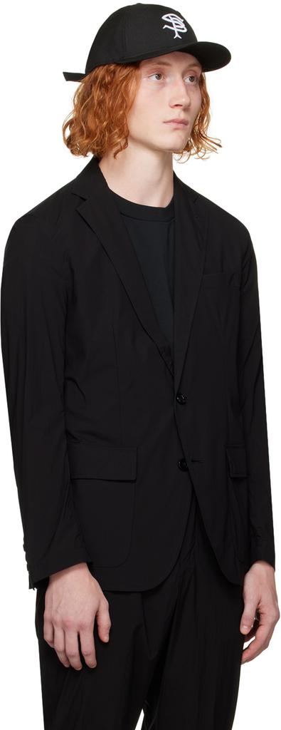 SOPHNET. Black Packable 2B Blazer
