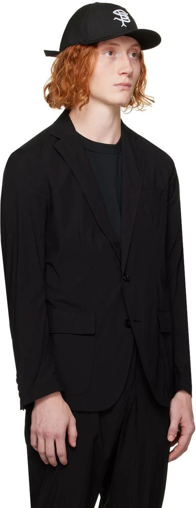 SOPHNET. Black Packable 2B Blazer 2