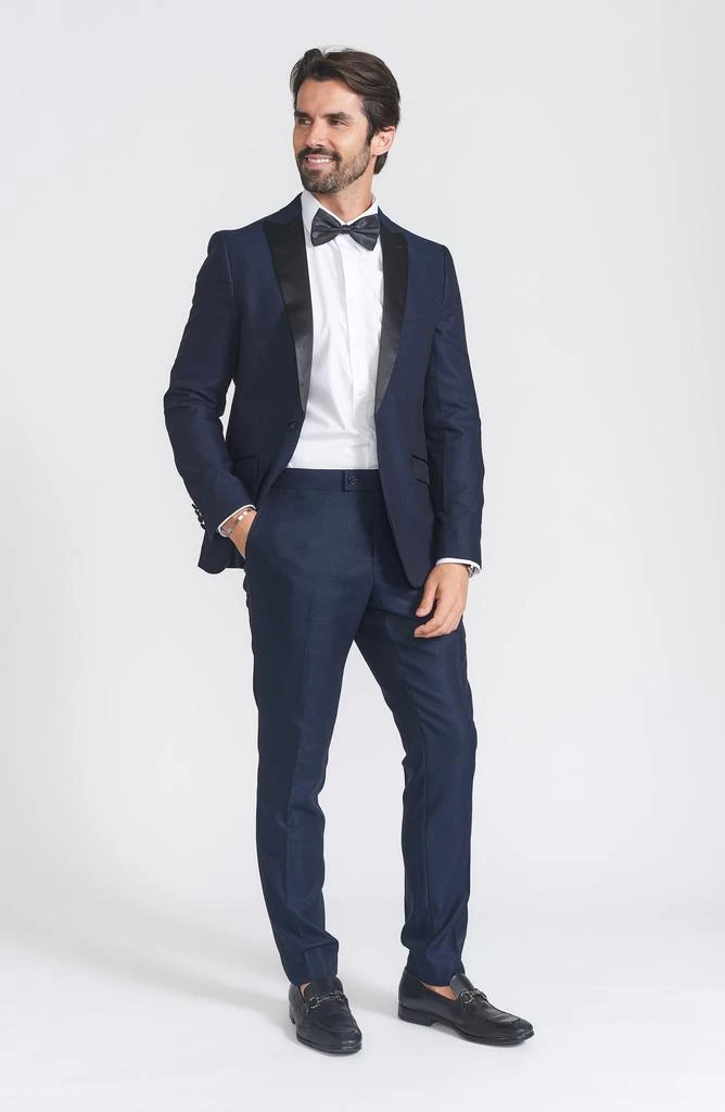 tuxedo dress shirt slim fit Slim Pique Front Tuxedo Shirt