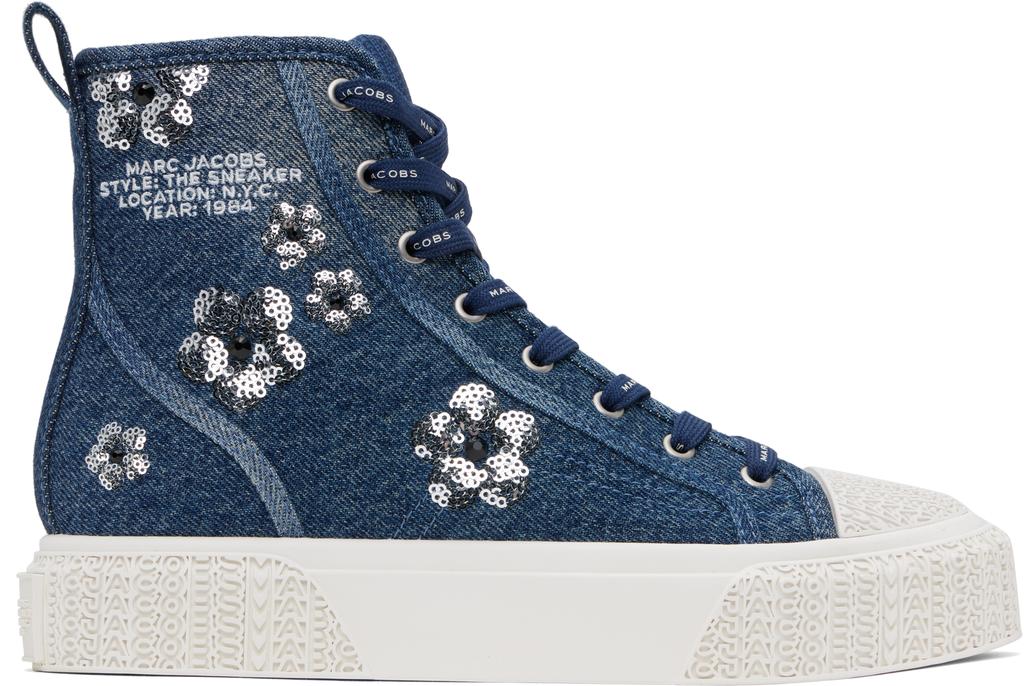 Black 'The Sticker Charm Platform High Top' Sneakers – On