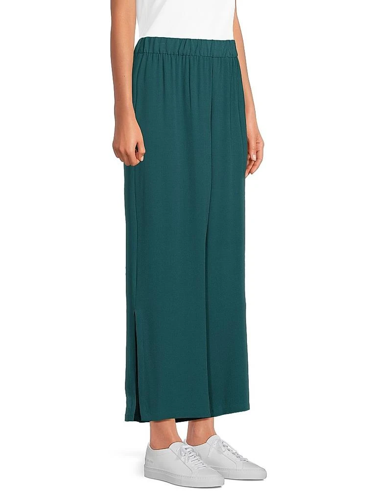 Eileen Fisher Silk Straight-Leg Pants 4
