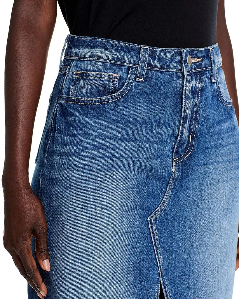 L'Agence Tylee Denim Pencil Skirt 6