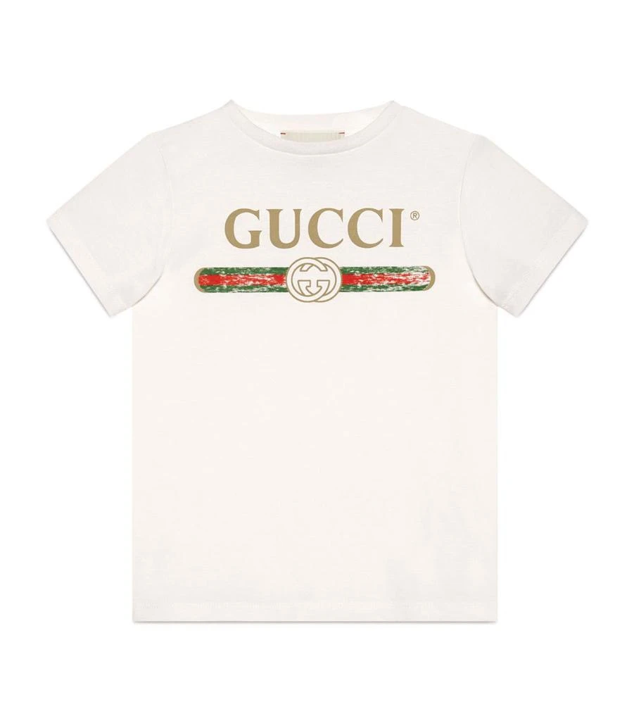 Gucci Kids Vintage Logo T-Shirt 1