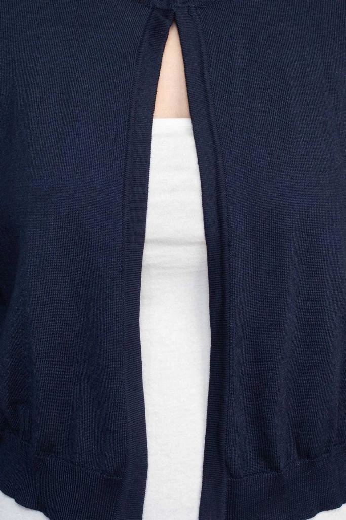 Luxxe Lane Luxxe Lane - Long Sleeve Lace Back Hook Closure Knit Cardigan 4