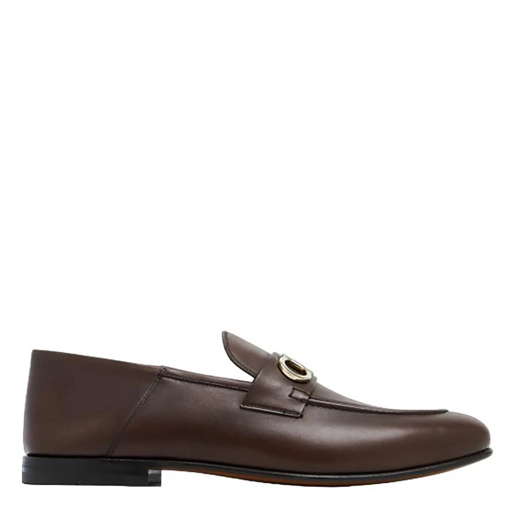 Salvatore Ferragamo Open Box - Ferragamo Gancini Ornament Calfskin Moccasin Mule Loafers, Size 9 EEE 1