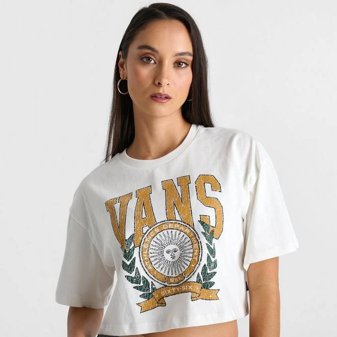 Vans Women's Vans First Team Relax Crop T-Shirt 5