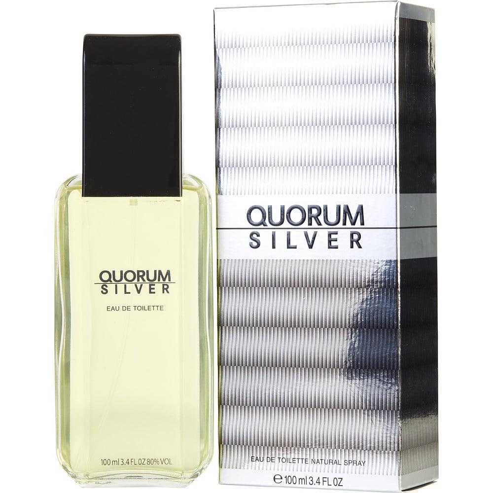 Antonio Puig Quorum Silver By  Edt Spray 3.4 Oz Men