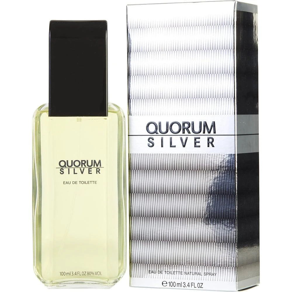 Antonio Puig Quorum Silver By  Edt Spray 3.4 Oz Men 1