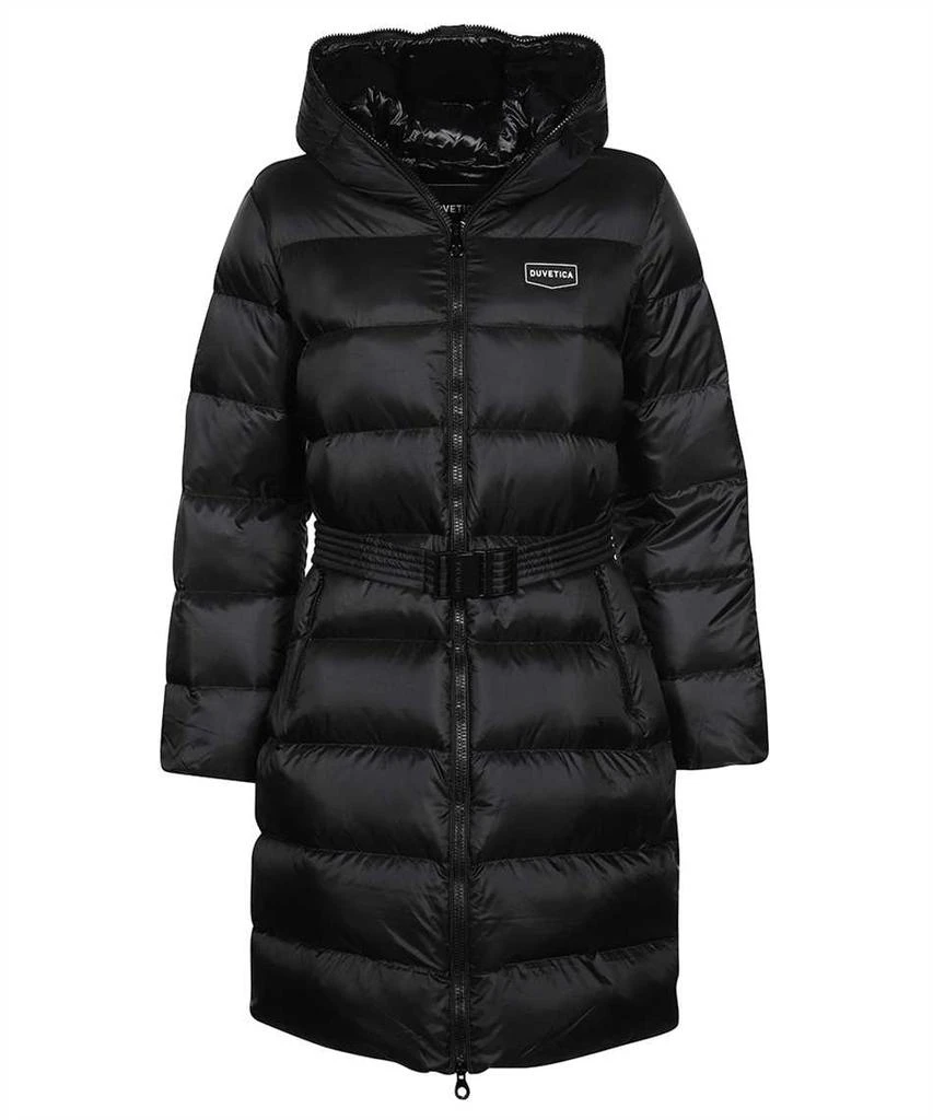 DUVETICA Belted Hooded Long Down Jacket 1