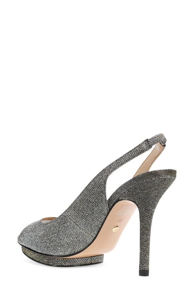Pelle Moda Rimma Metallic Slingback Pump 2