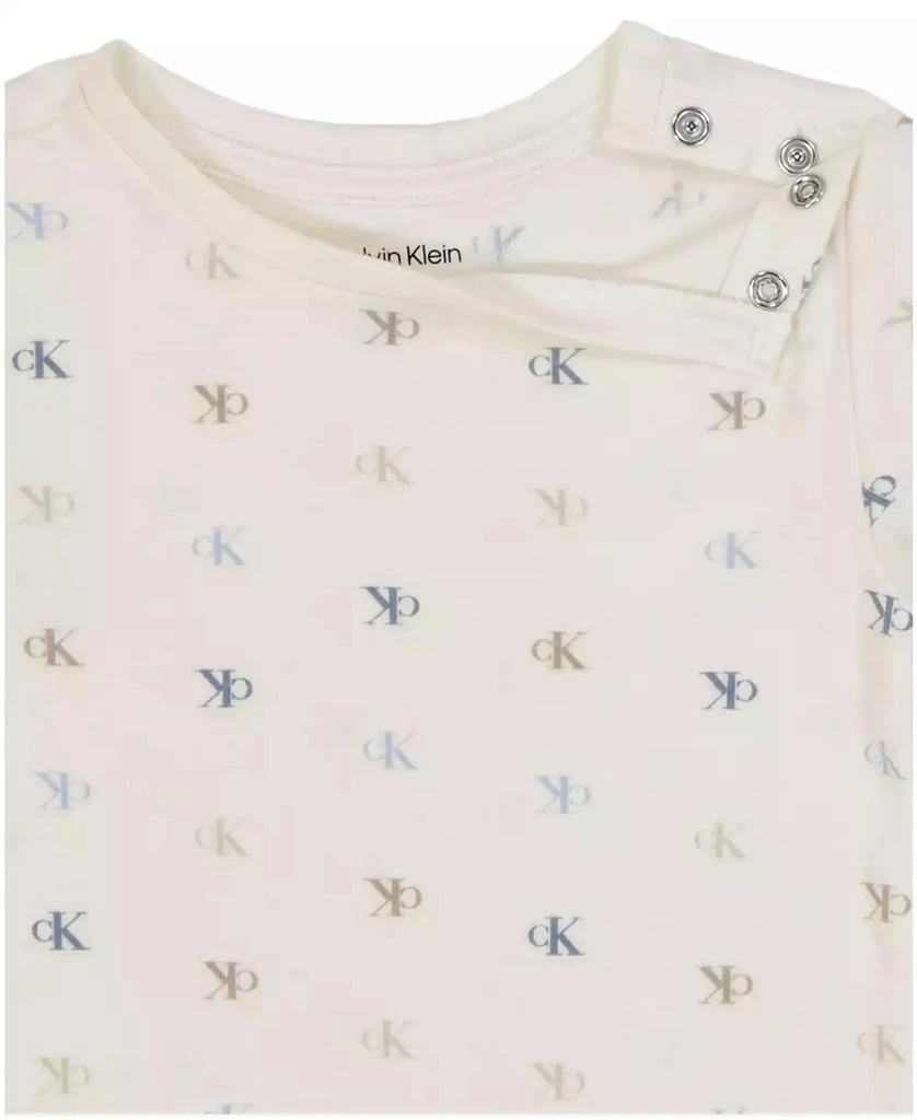 Calvin Klein Baby Boys 2-Piece Bodysuit and Overall Set 3