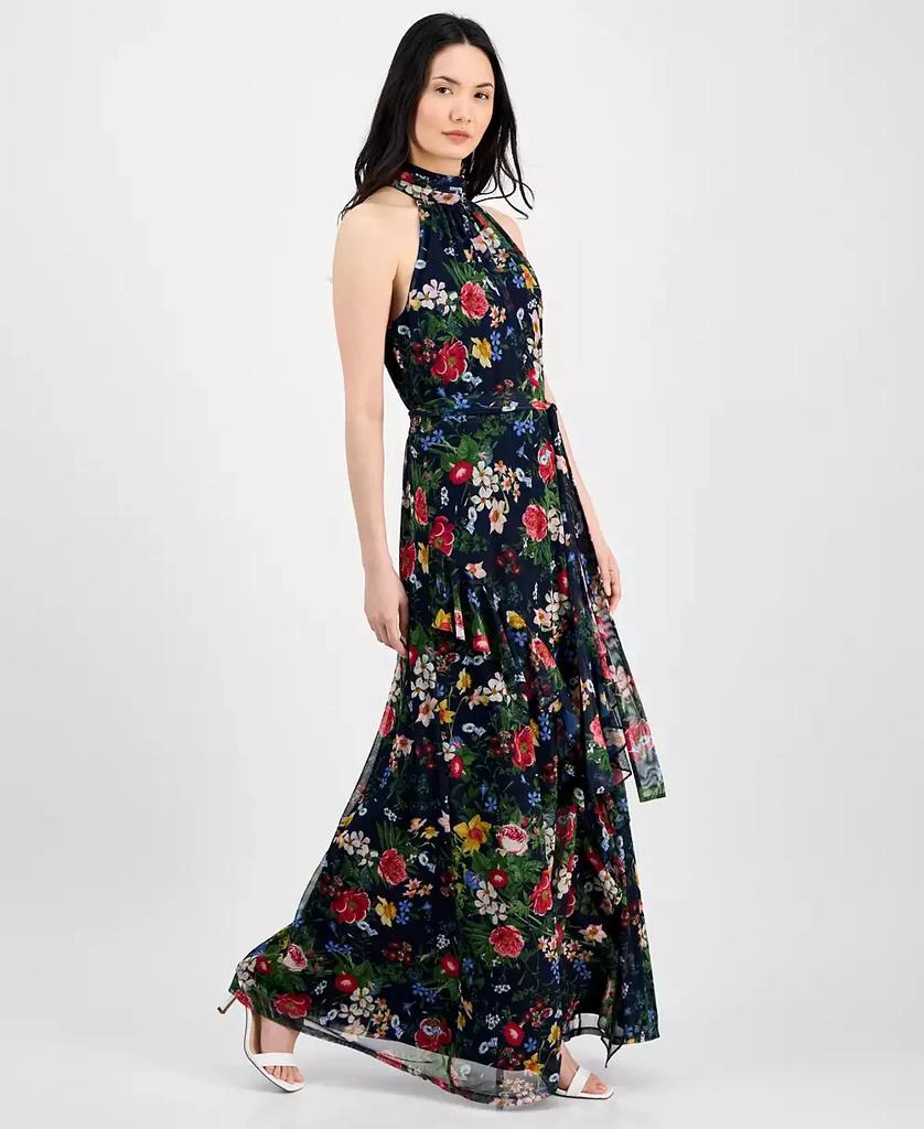 Anne Klein Women's Floral-Print Ruffled Maxi Dress 4
