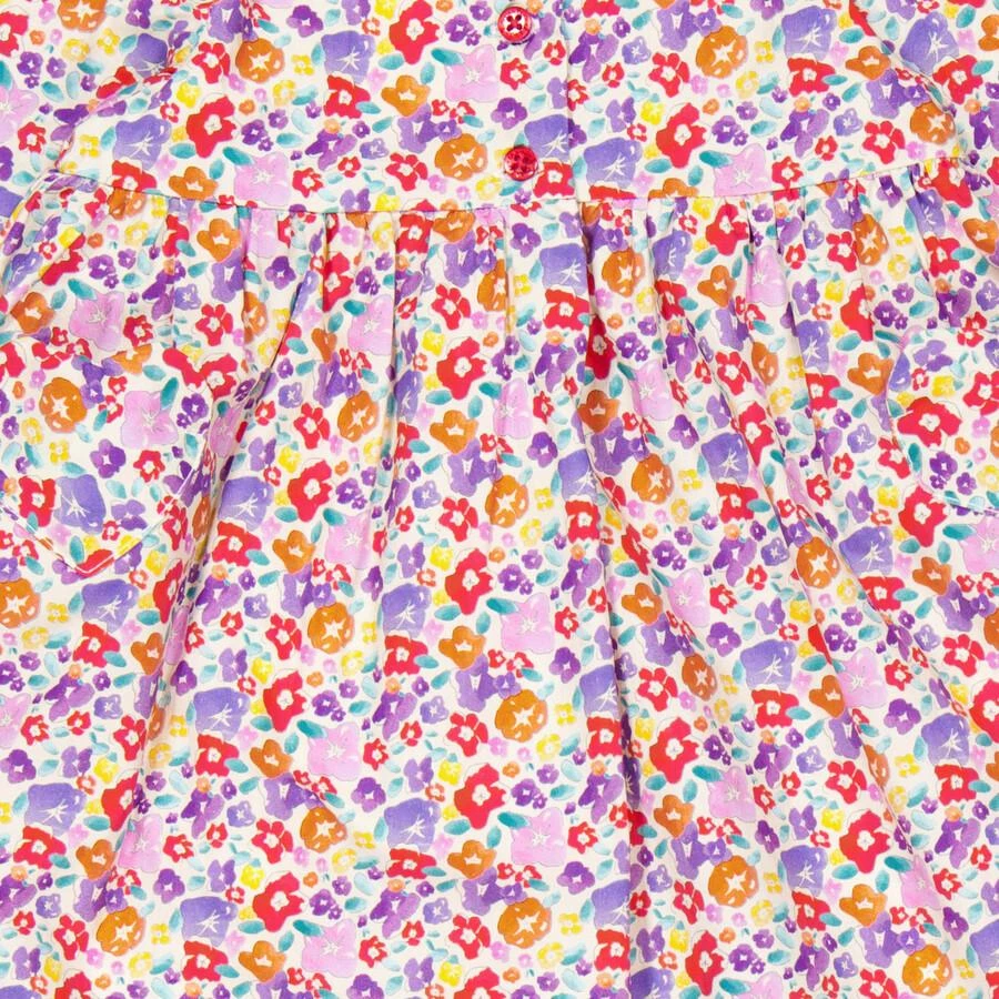 Marie Chantal Kids Olympia Autumn Floral Dress 2
