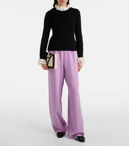 Valentino Cady Couture wide-leg pants 2