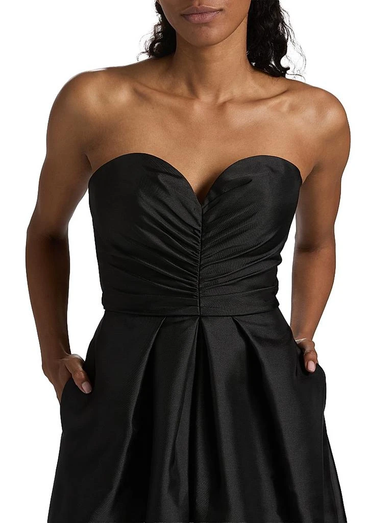 white christmas dresses Simply Vera Vera Wang Black Sleeveless Mock Neck Shift Dress – SilkRoll main image 0
