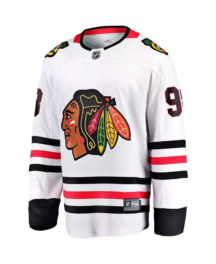 Fanatics Men
s Connor Bedard White Chicago Blackhawks Away Premier Breakaway Player Jersey 2