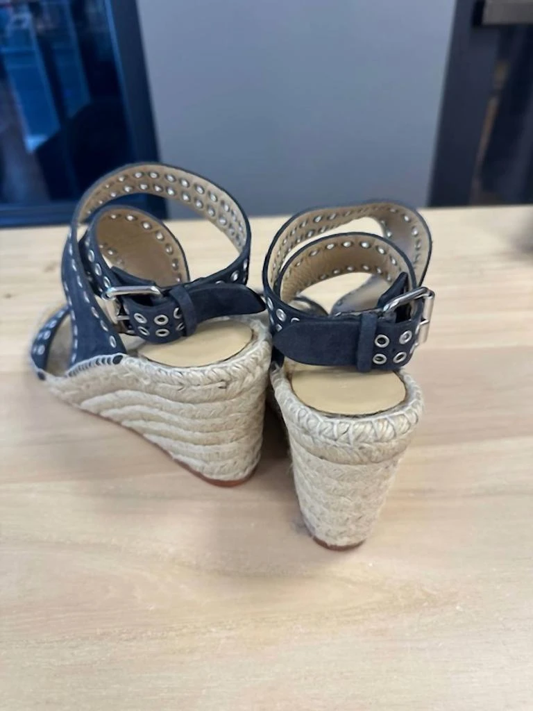 Isabel Marant Iriane Velvet Espadril In Faded Black 3