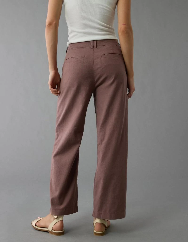 AE AE Linen-Blend Stovepipe Crop Trouser 2