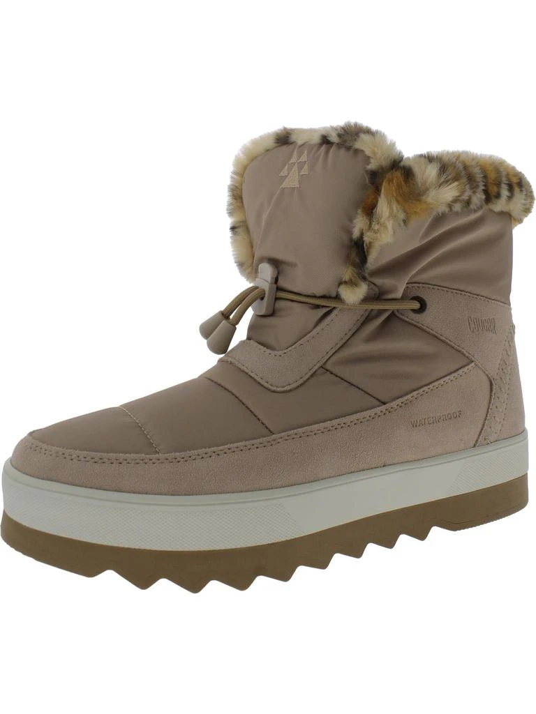 Cougar Vibe Womens Suede Animal Print Winter & Snow Boots 1