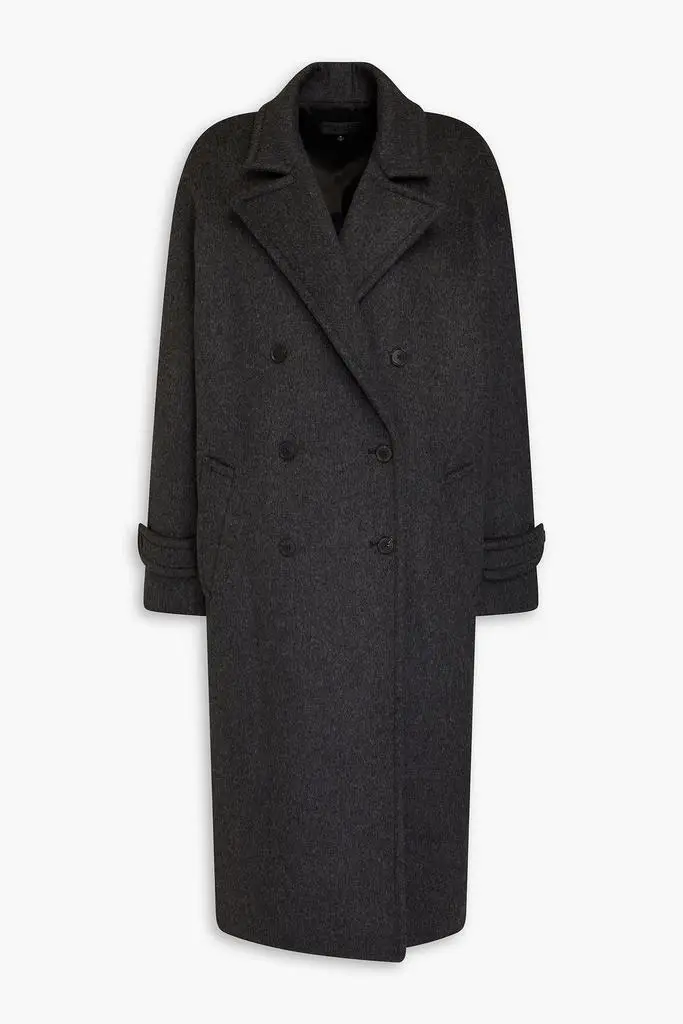 Nili Lotan Georgio double-breasted brushed wool-felt coat