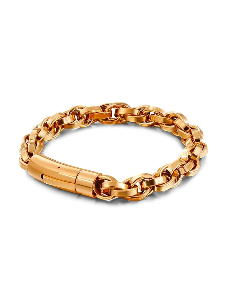 Eye Candy LA Luxe Jacob 18K Gold-Plated Braided Bracelet