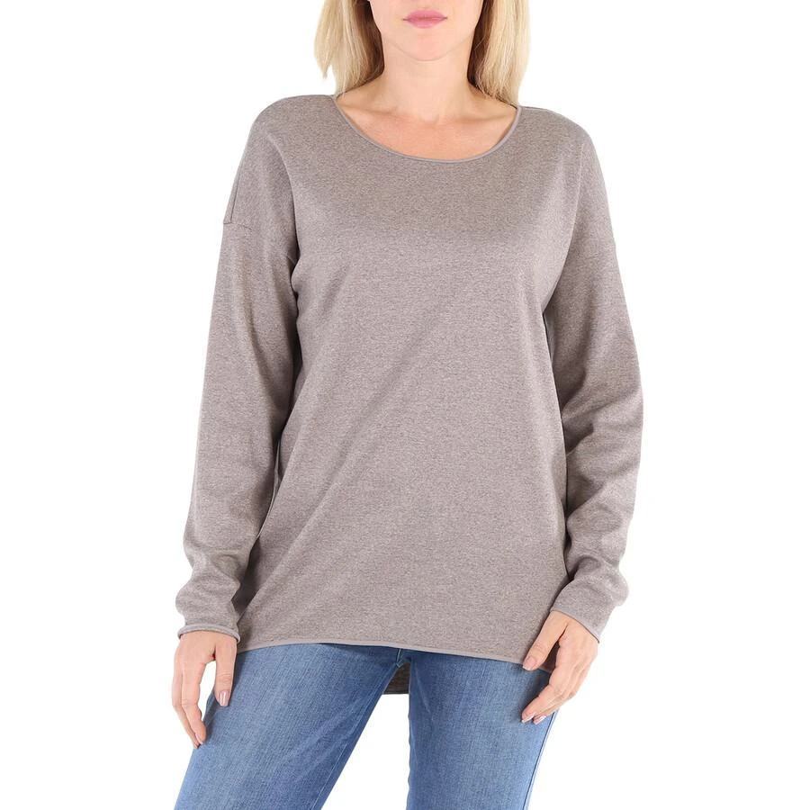 Wolford Ladies Dove Fine Wool-jersey Loose Fit Pullover 1