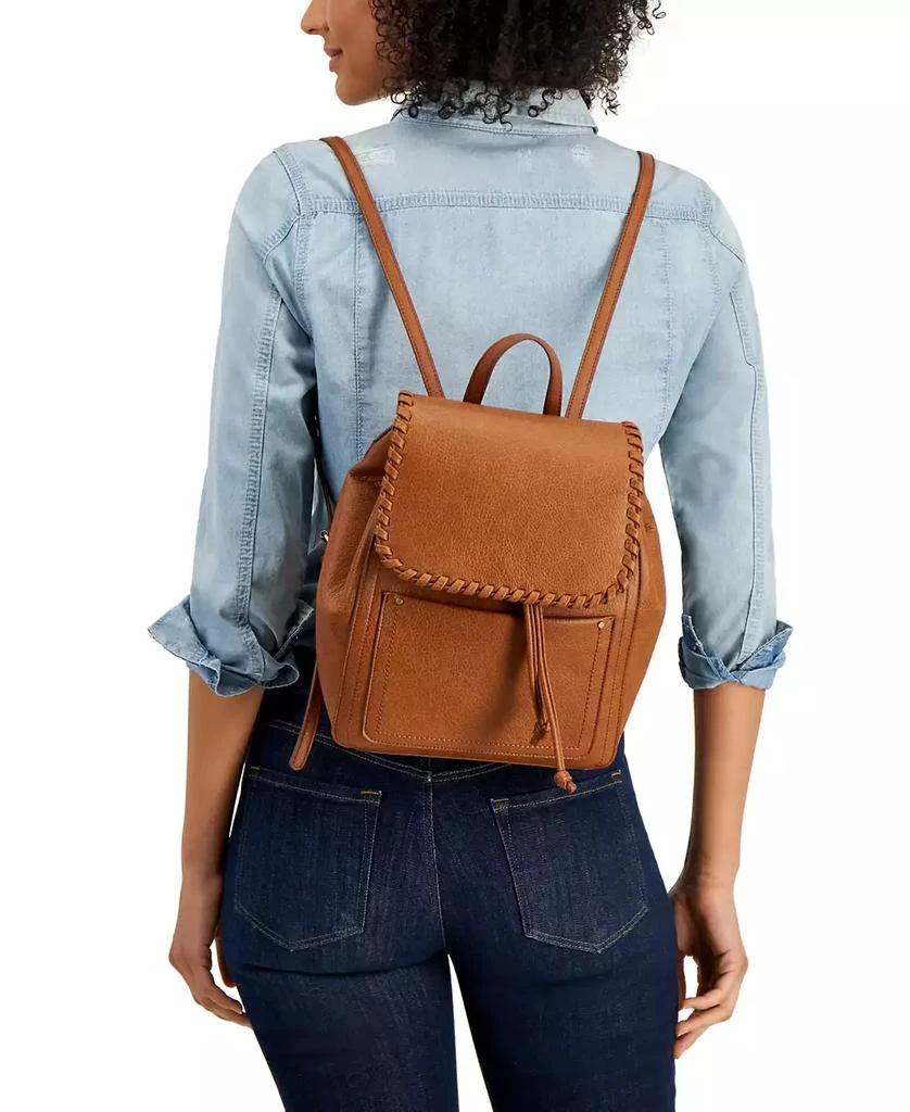 Shop Whip-Stitch Backpack, Created for Macy display picture 2