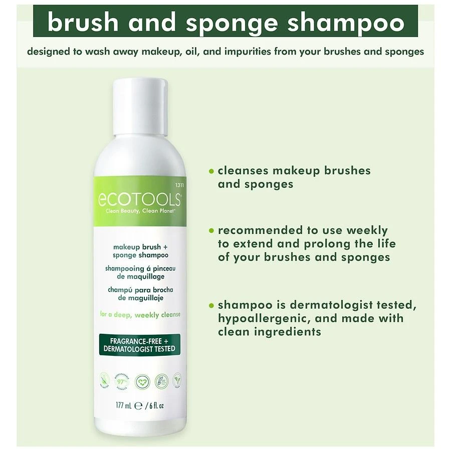 EcoTools Makeup Brush Shampoo 3