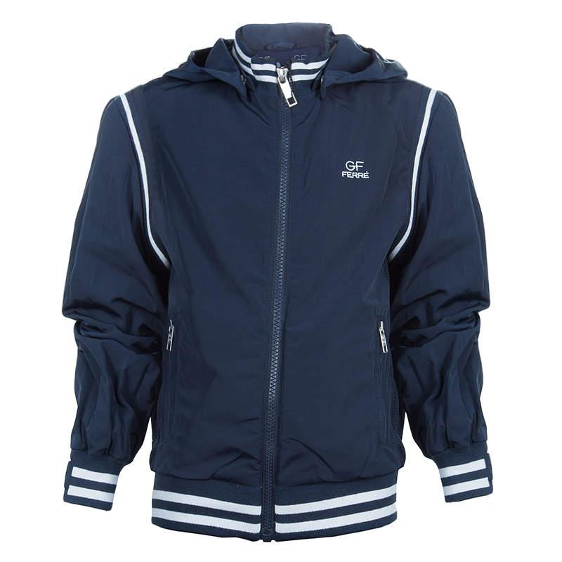 Gianfranco Ferre GF Ferre Dark Blue Rain Jacket 8 Yrs