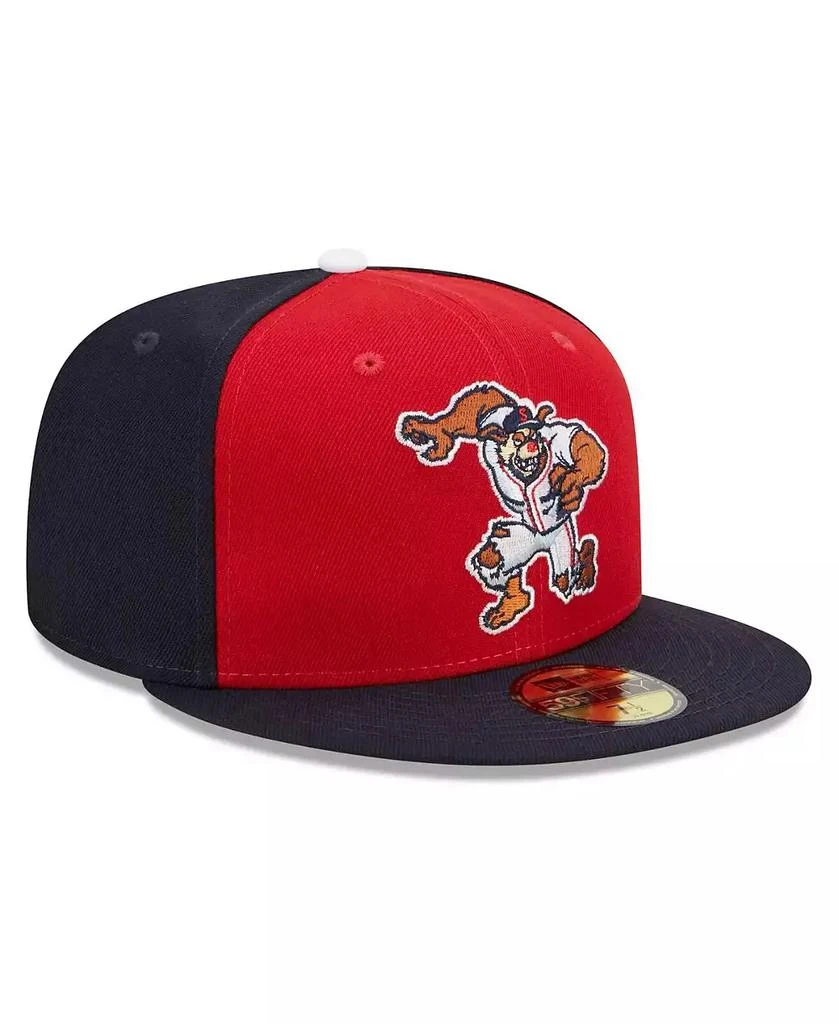 New Era Men's Red, Navy Salem Red Sox Marvel x Minor League 59FIFTY Fitted Hat 4