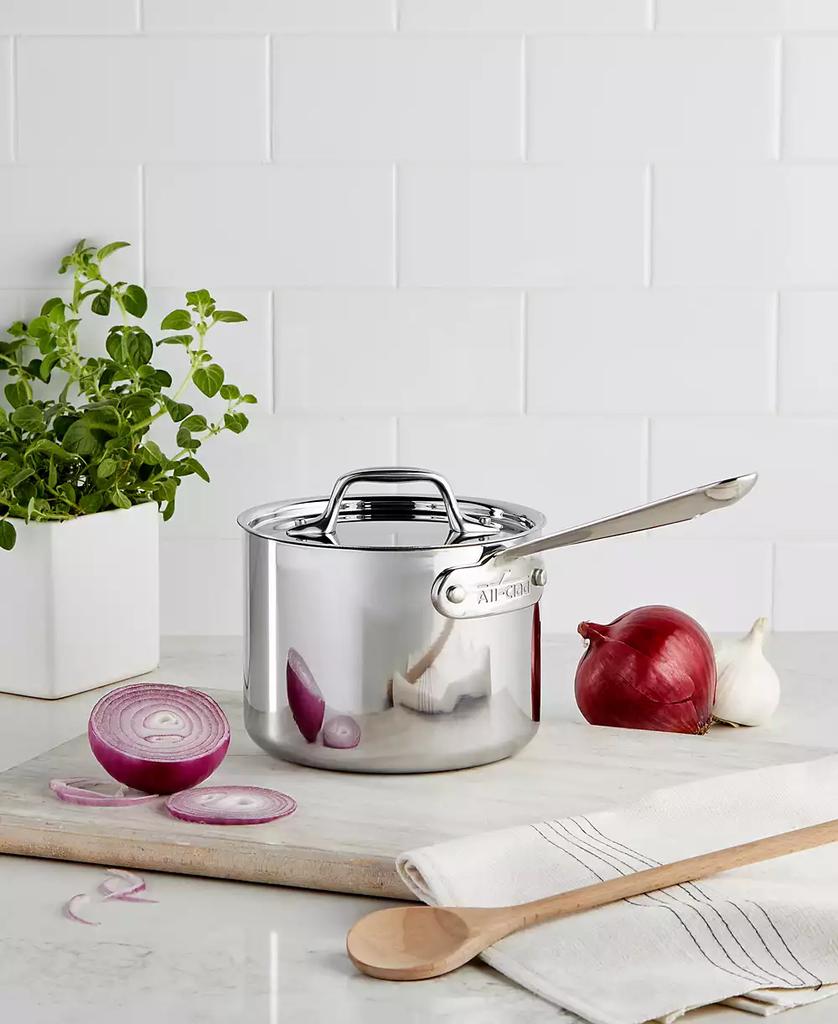 All-Clad Stainless Steel 2 Qt. Covered Saucepan
