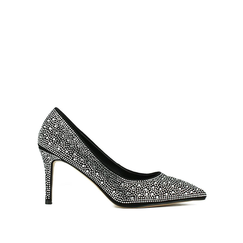 JONAK Jonak - Escarpins Minuit Strass  -  Noir Argent 7