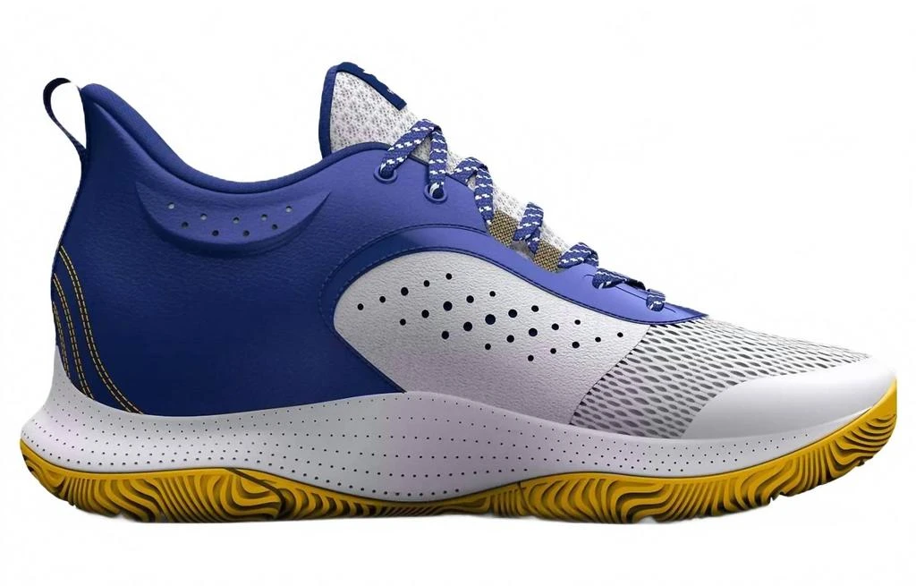 Under Armour Men's 3Z6 Basketball Shoes In White/blue 1