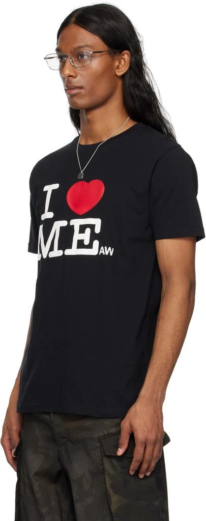 Ashley Williams SSENSE Exclusive Black 'I Heart Me' Danny T-shirt 4