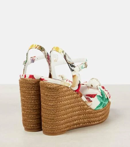 Dolce & Gabbana Capri Cava printed espadrille wedges 3