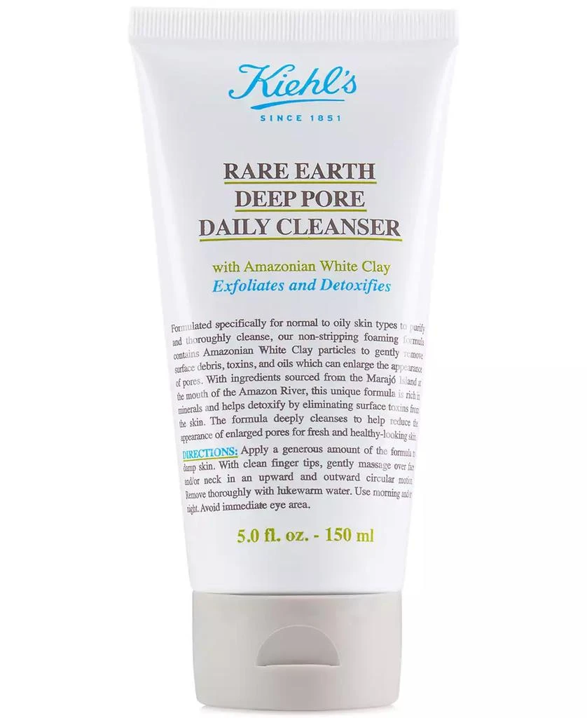 Kiehl's Rare Earth Deep Pore Daily Cleanser, 5 fl. oz. 1
