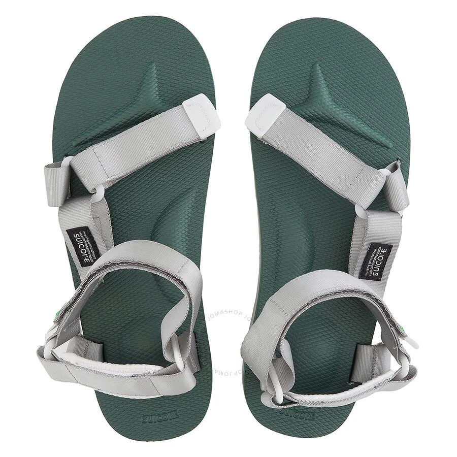 Suicoke Men's Gray X Green Depa-Cab Sandals 3