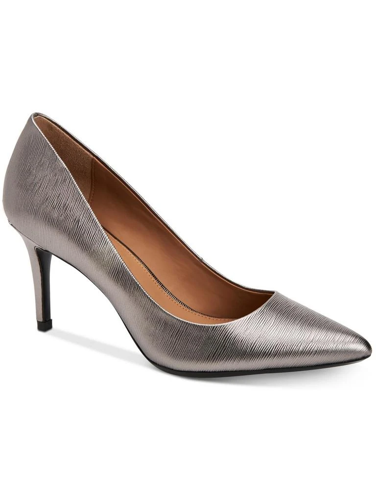 Calvin Klein Gayle Womens Leather Pointed Toe Heels 10