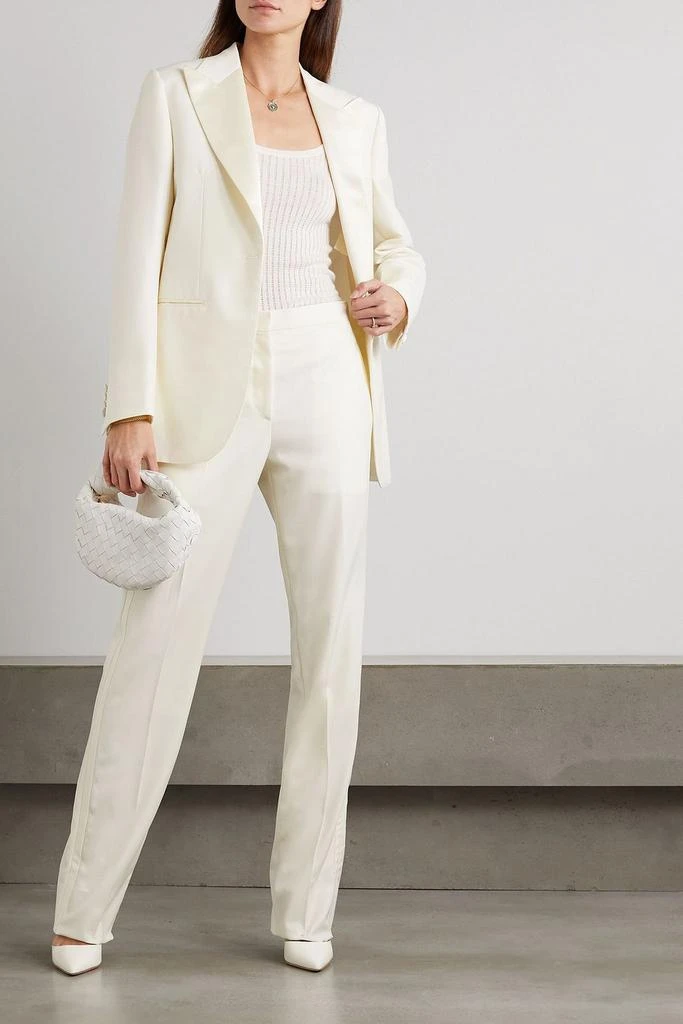 Brioni Barathea wool straight-leg pants 2