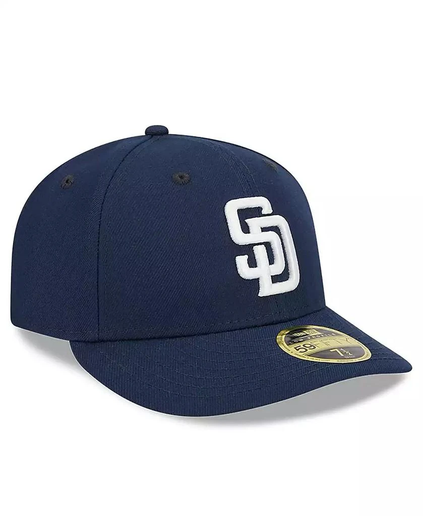 New Era Men's Navy San Diego Padres Oceanside Low Profile 59FIFTY Fitted Hat 2