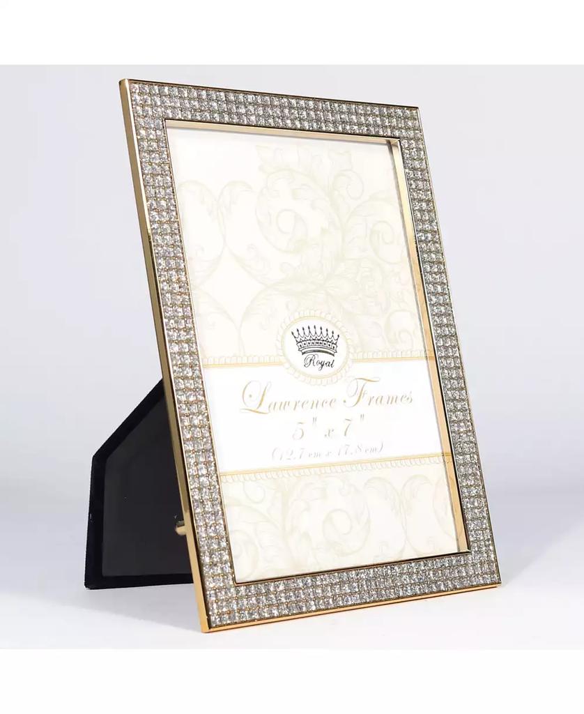Lawrence Frames Turner Gold and Glitter Metal Picture Frame - 5" x 7"